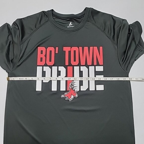 BSN Sports Performance Short Sleeve Black T-Shirt Men's Size M BO' Town Pride - Picture 7 of 10